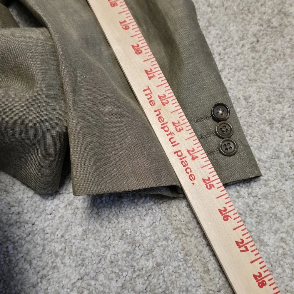 Massimo Dutti Loro Piana Sweet Irish Linen Wool Sport Coat Blazer 52EU 42R Italy